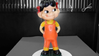 昭和レトロ ペコちゃん 首振り人形 不二家